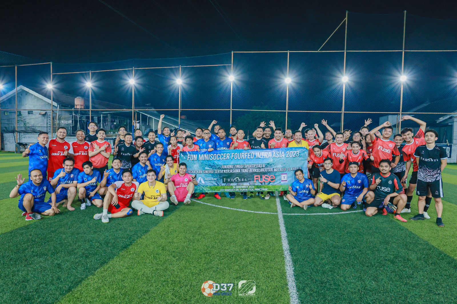 PT Asuransi Intra Asia (Intra Asia) menggelar fun match mini soccer berkonsep Fourfeo
