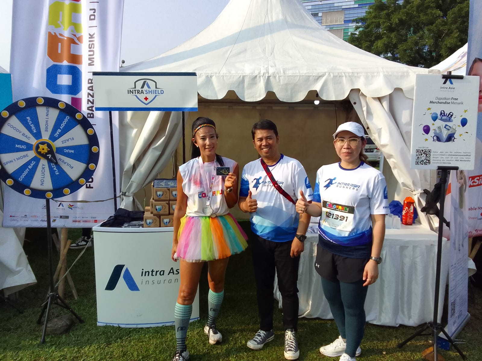 Partisipasi Intra Asia dalam Bogor Color Run 2023